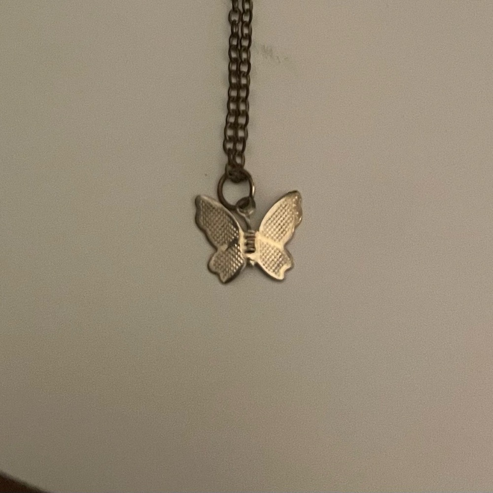 Gold Butterfly Necklace